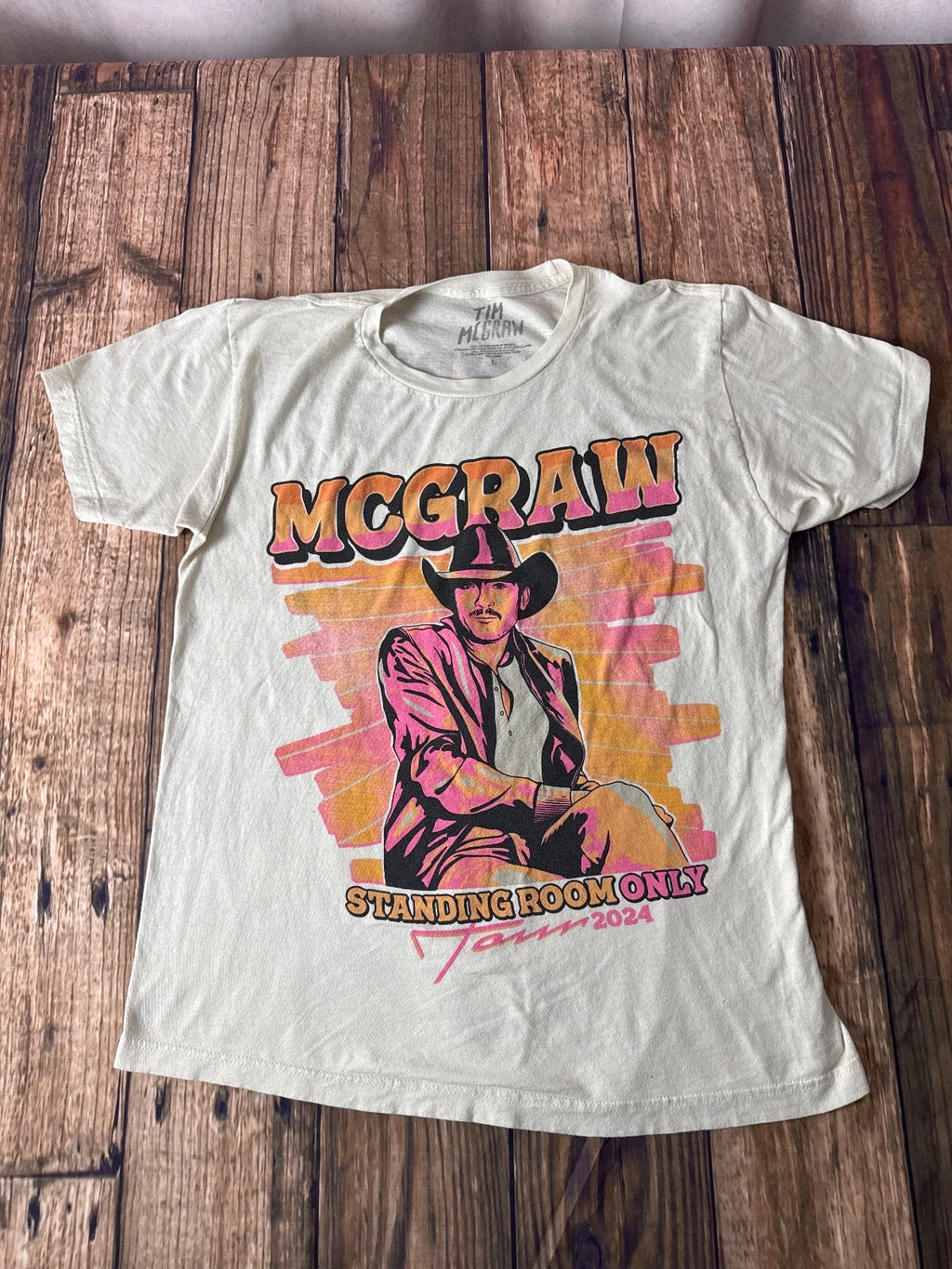 Tim McGraw Standing Room Only Tour 2024 Graphic Concert Tee
