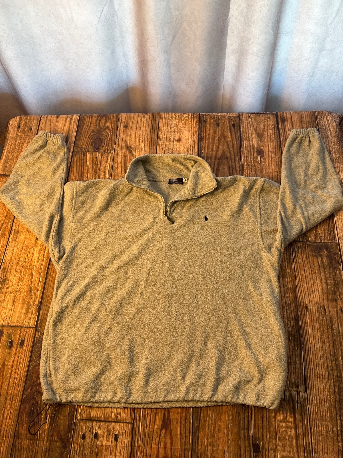 Polo Ralph Lauren Quarter Zip Fleece Pullover Jacket