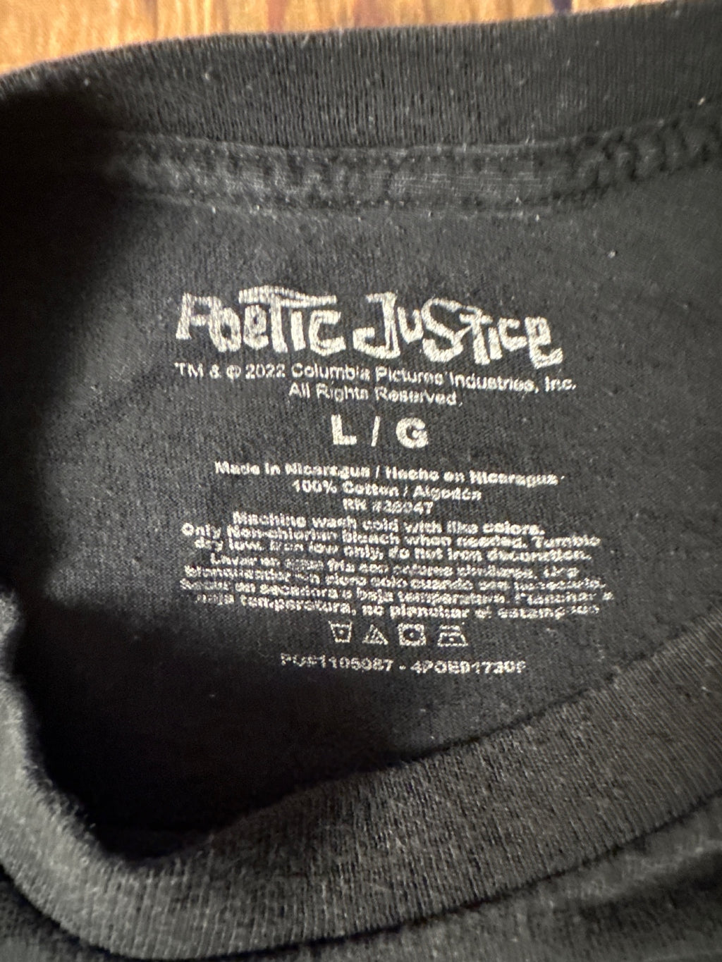 Poetic Justice Tupac Licensed 2022 Graphic T-Shirt