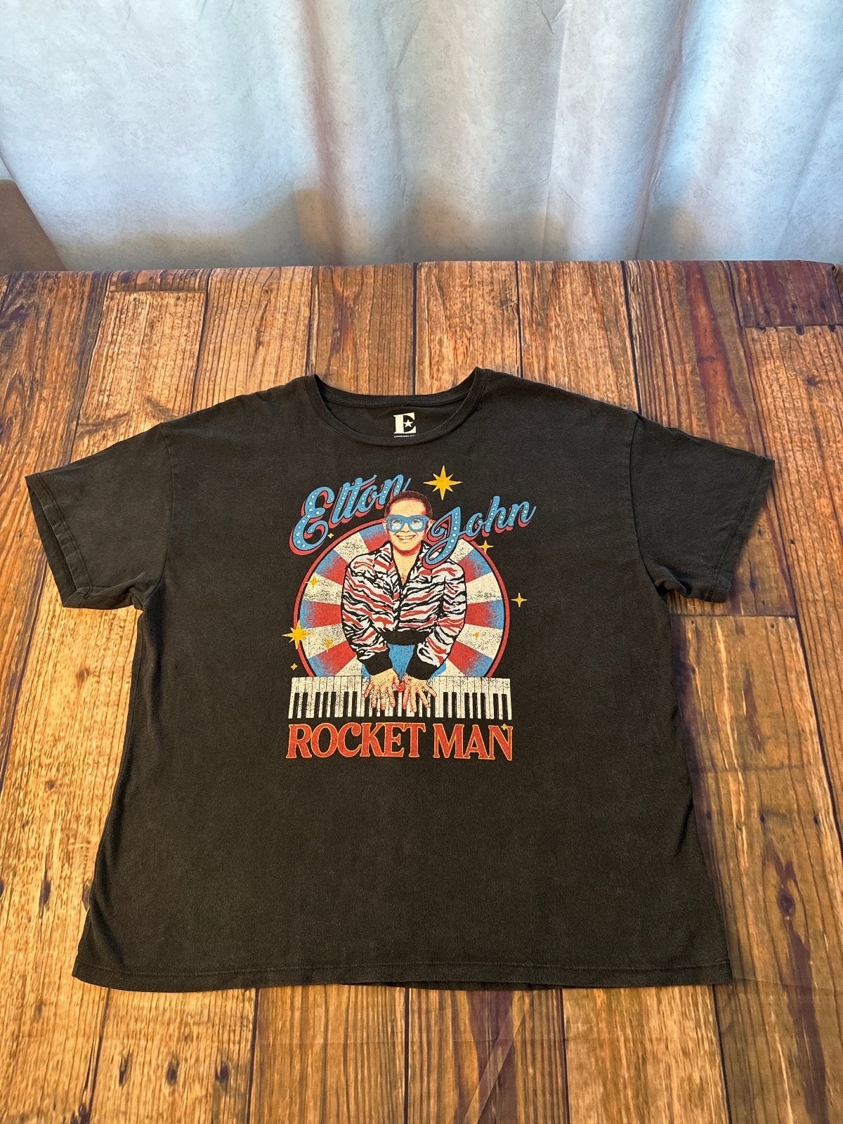 Elton John Rocket Man Graphic T-Shirt Music Tee
