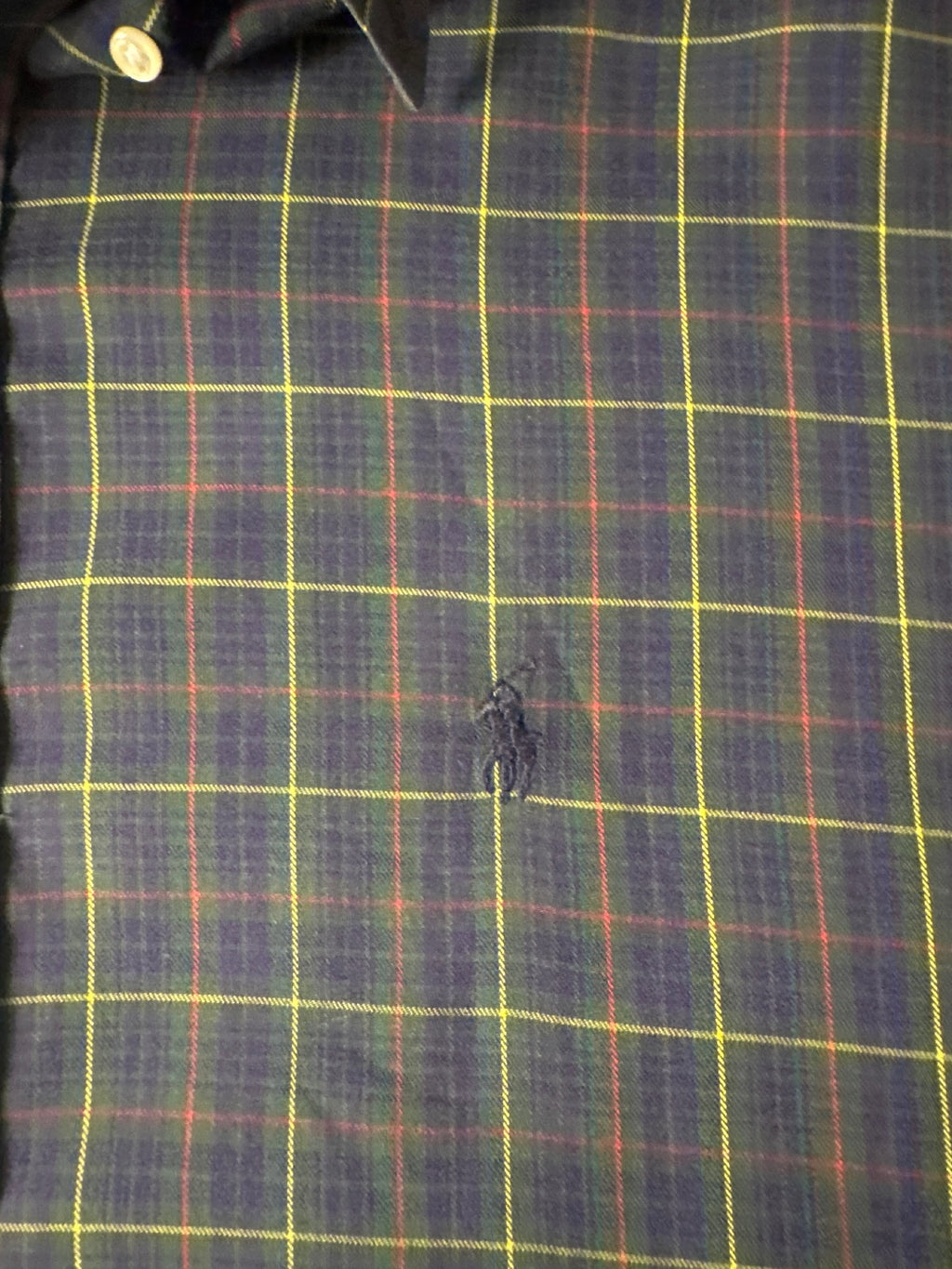 Ralph Lauren Plaid Button Down Long Sleeve Shirt