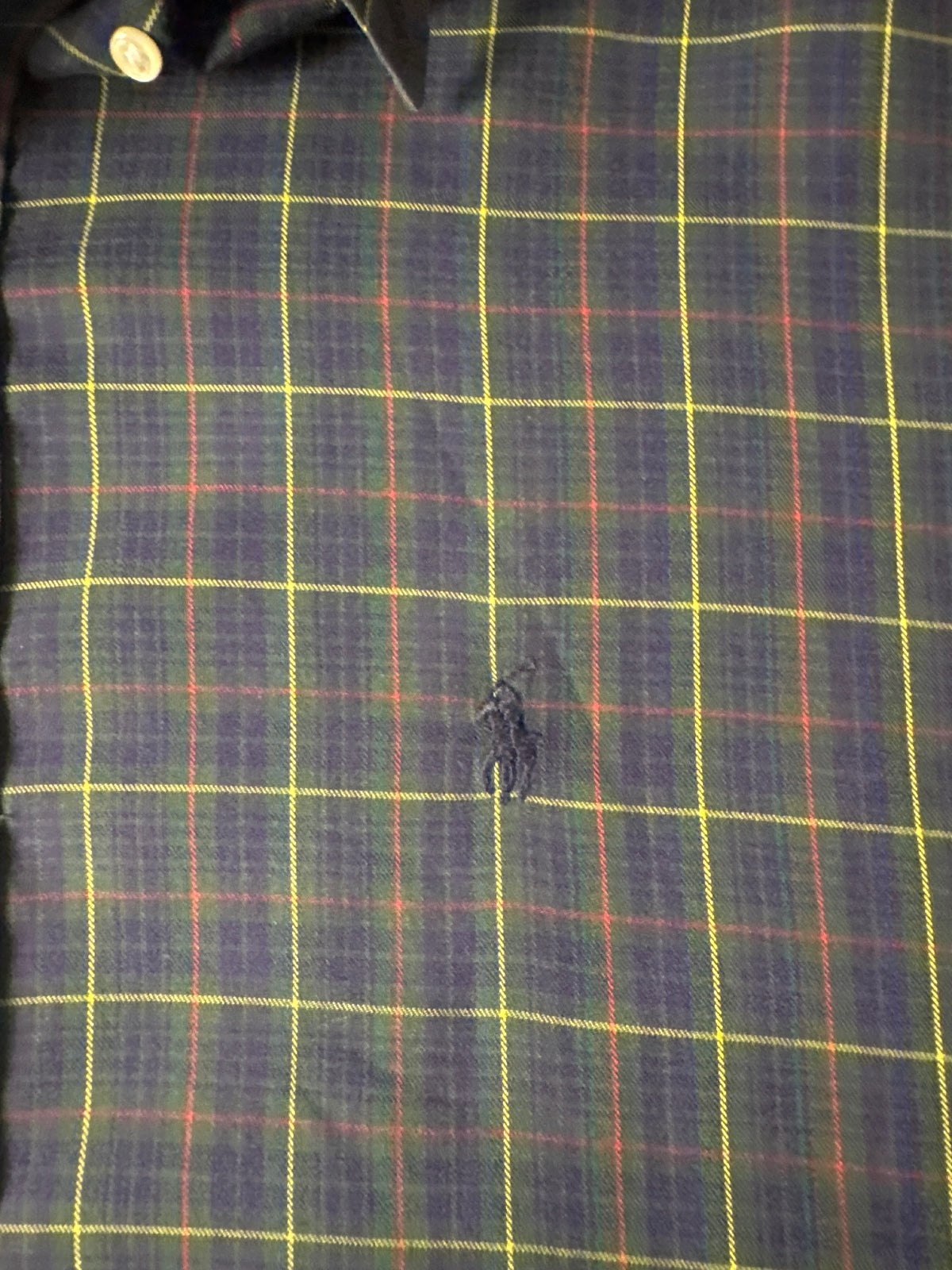 Ralph Lauren Plaid Button Down Long Sleeve Shirt