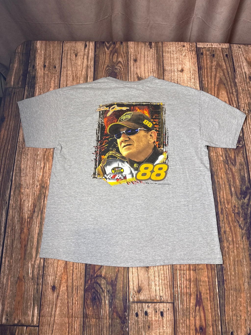 Dale Jarrett #88 UPS Double Sided NASCAR Graphic T-Shirt