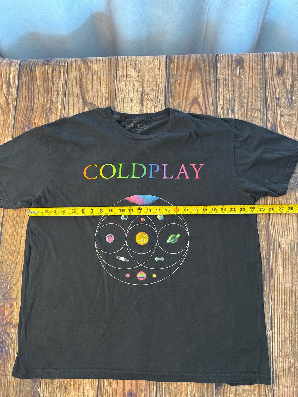 Coldplay Music of the Spheres Live Tour Graphic T-Shirt