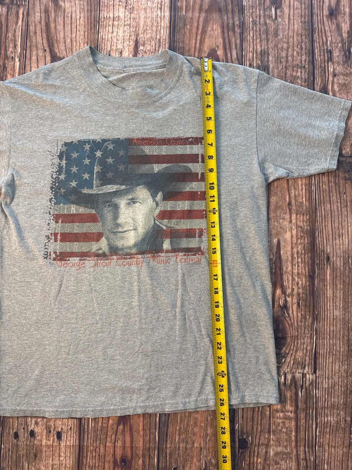 George Strait Country Music Festival Double Sided Graphic T-Shirt