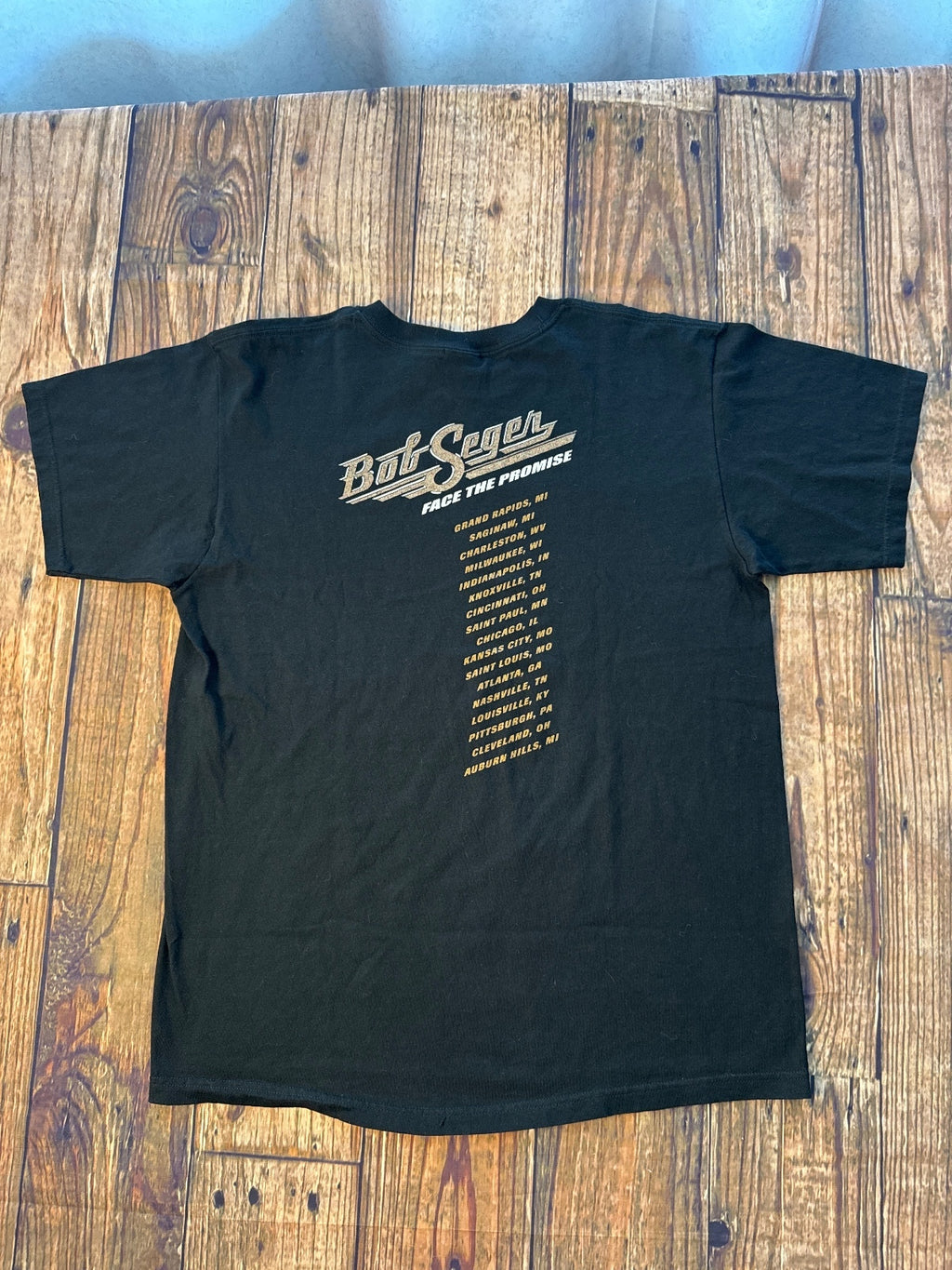 Bob Seger Face the Promise Tour Graphic T-Shirt