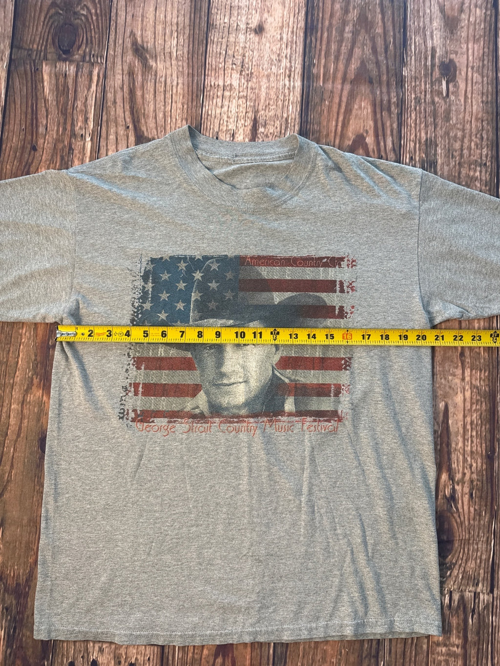 George Strait Country Music Festival Double Sided Graphic T-Shirt