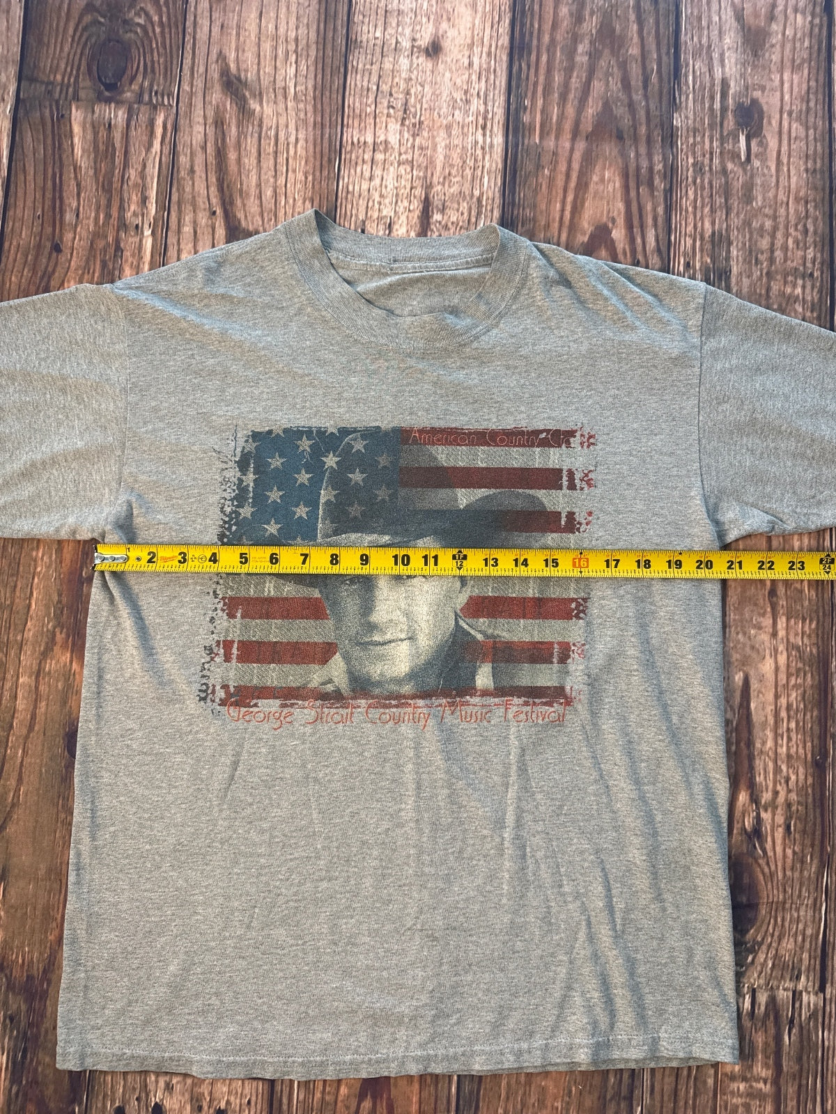 George Strait Country Music Festival Double Sided Graphic T-Shirt
