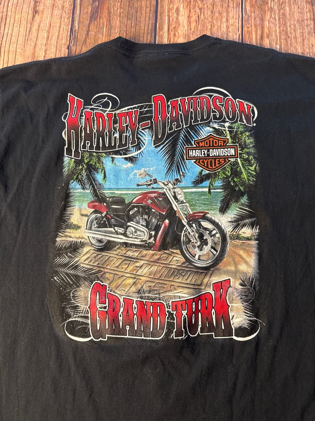 Harley-Davidson Grand Turk Double Sided Graphic T-Shirt