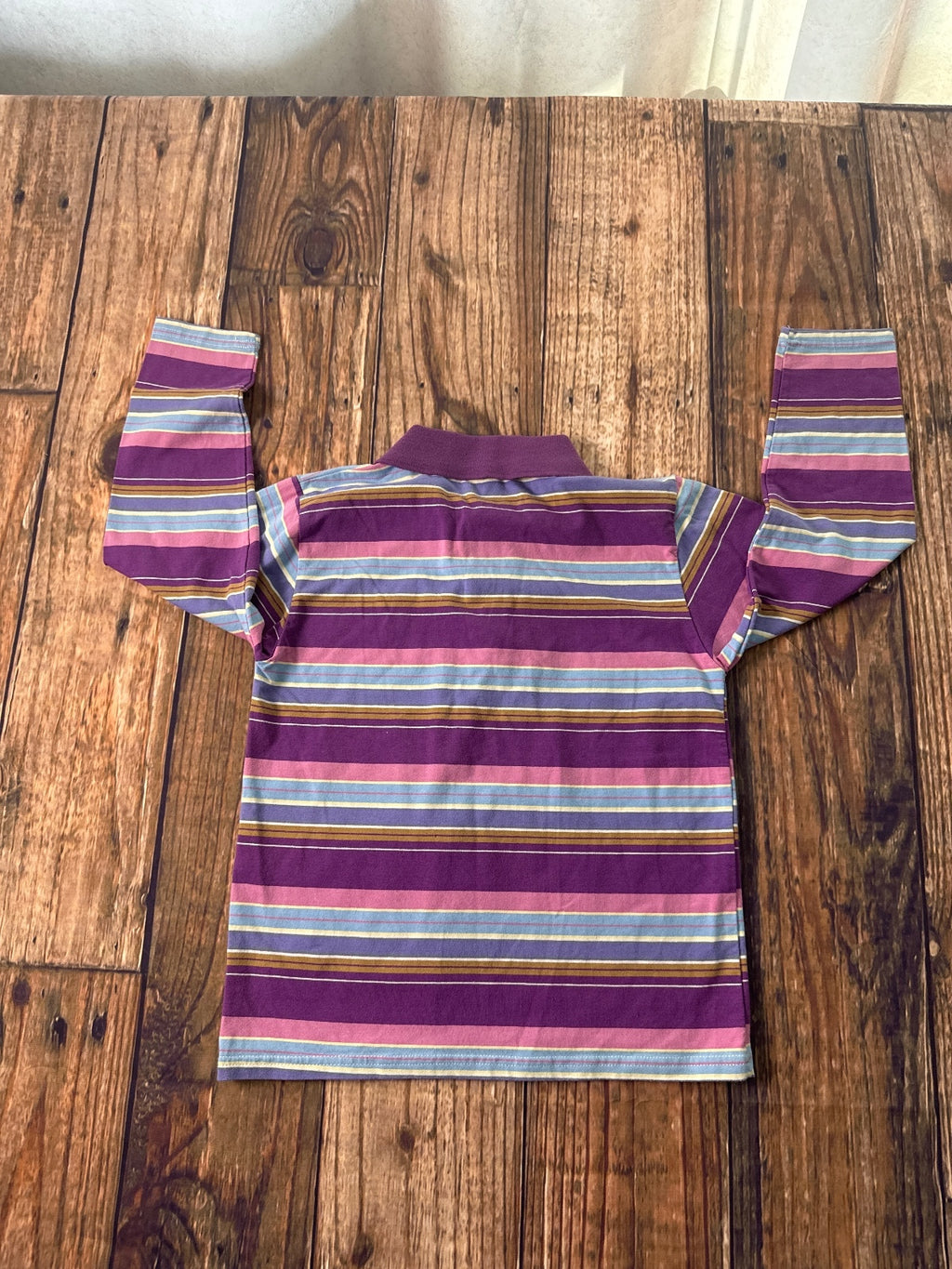 Polo Jeans Co. Ralph Lauren Striped Long Sleeve Polo Shirt