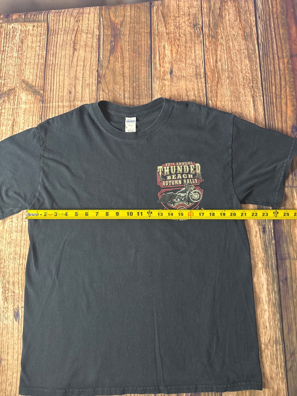 Thunder Beach Autumn Rally 2017 Double Sided Motorcycle T-Shirt