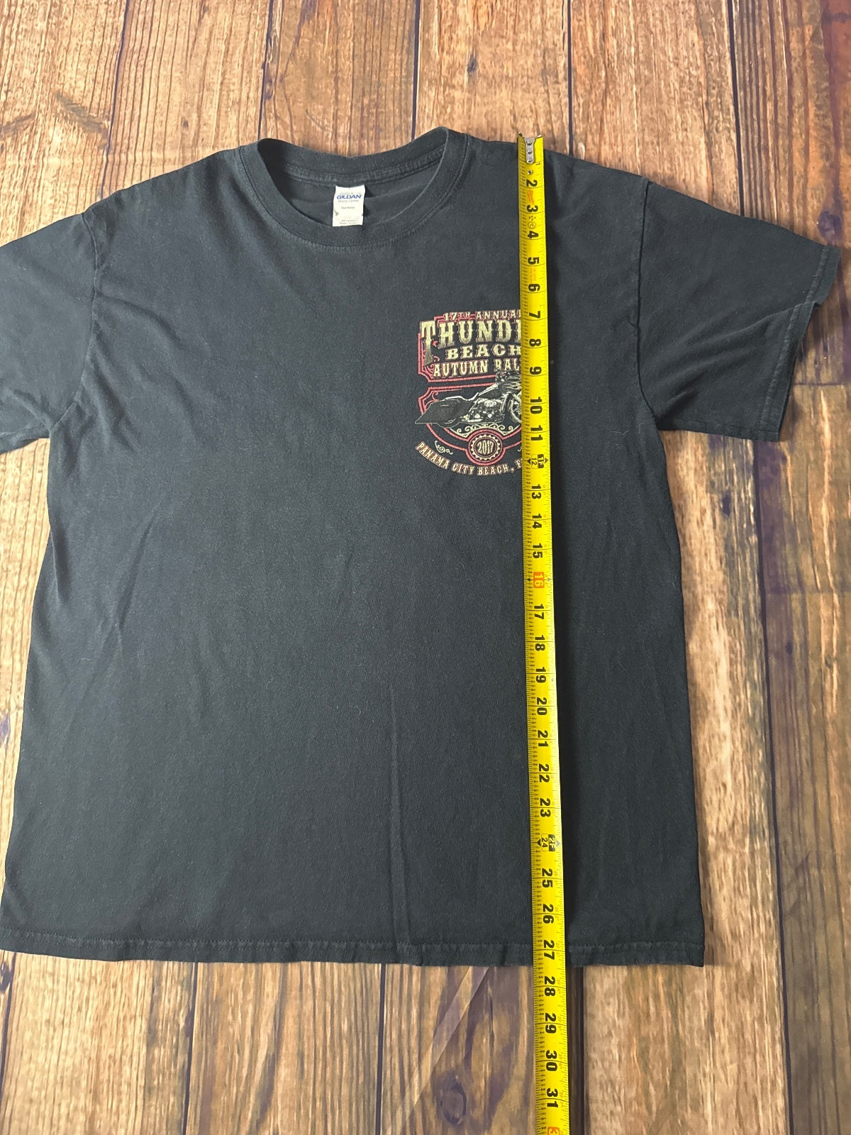 Thunder Beach Autumn Rally 2017 Double Sided Motorcycle T-Shirt