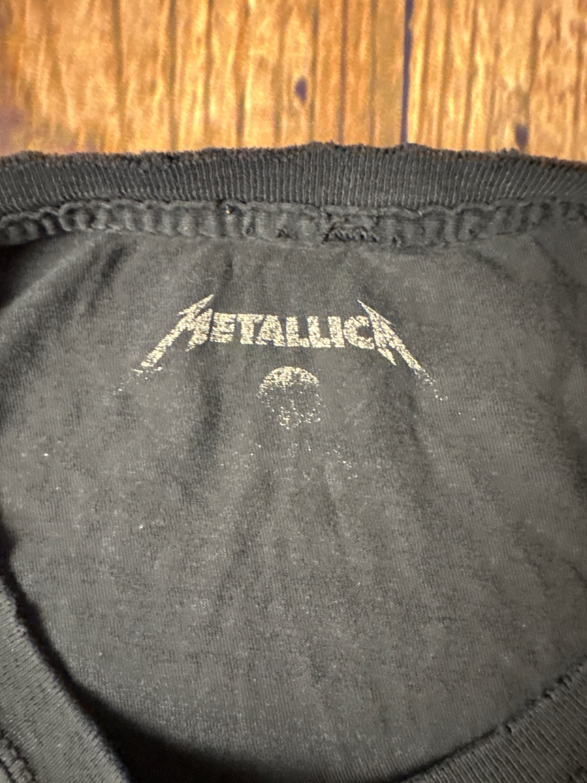 Metallica Ride the Lightning Graphic Band T-Shirt Black Official Licensed