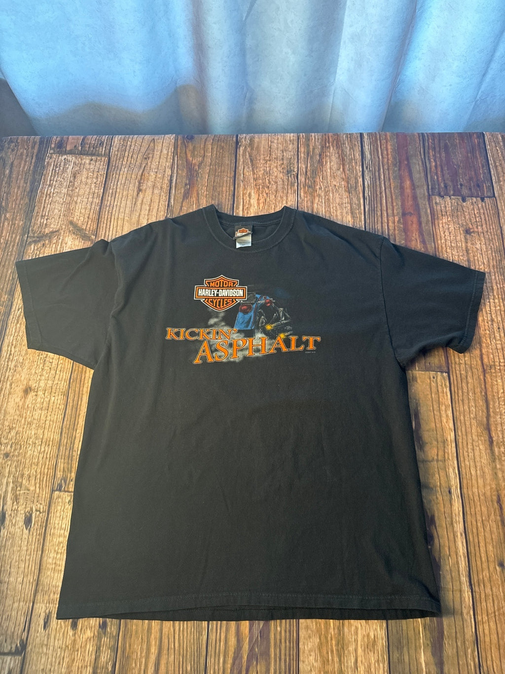 2005 Harley-Davidson Oklahoma City Kickin’ Asphalt Graphic T-Shirt