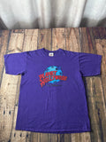 Planet Hollywood Walt Disney World Purple T-Shirt USA Made Large Vintage