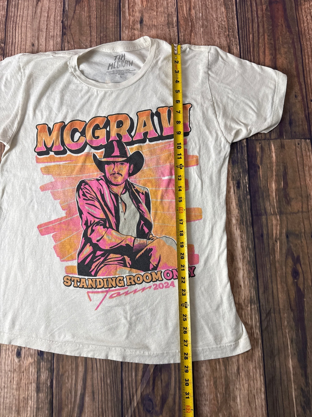 Tim McGraw Standing Room Only Tour 2024 Graphic Concert Tee