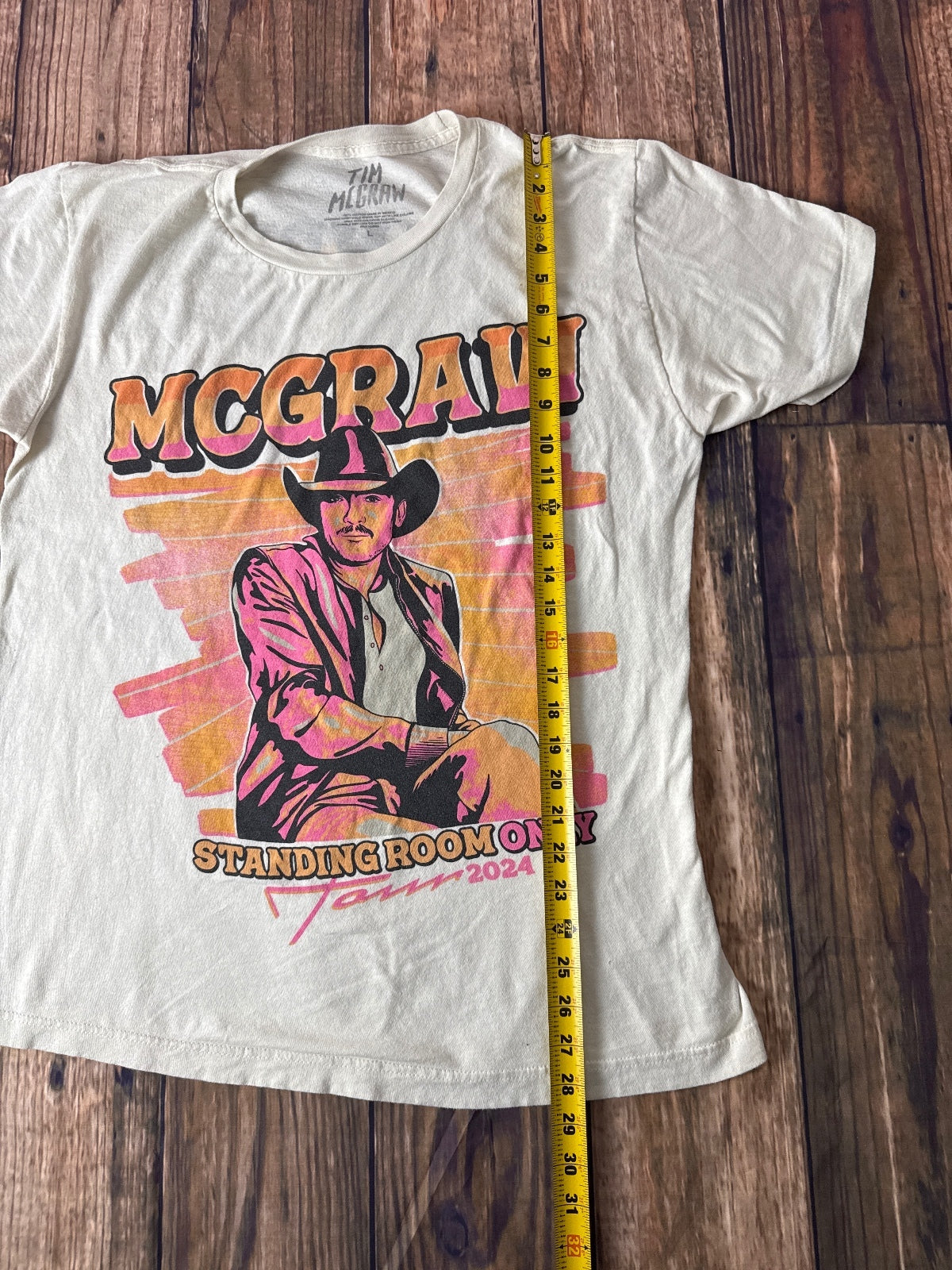 Tim McGraw Standing Room Only Tour 2024 Graphic Concert Tee