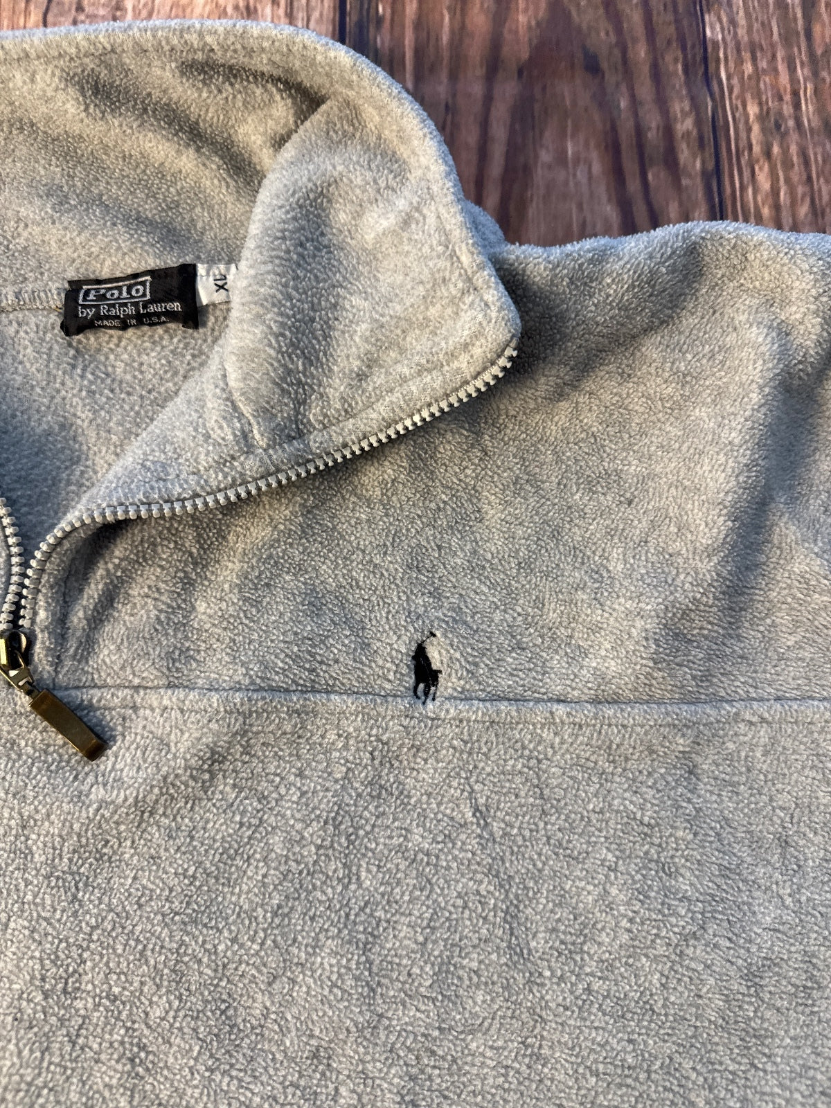 Polo Ralph Lauren Quarter Zip Fleece Pullover Jacket