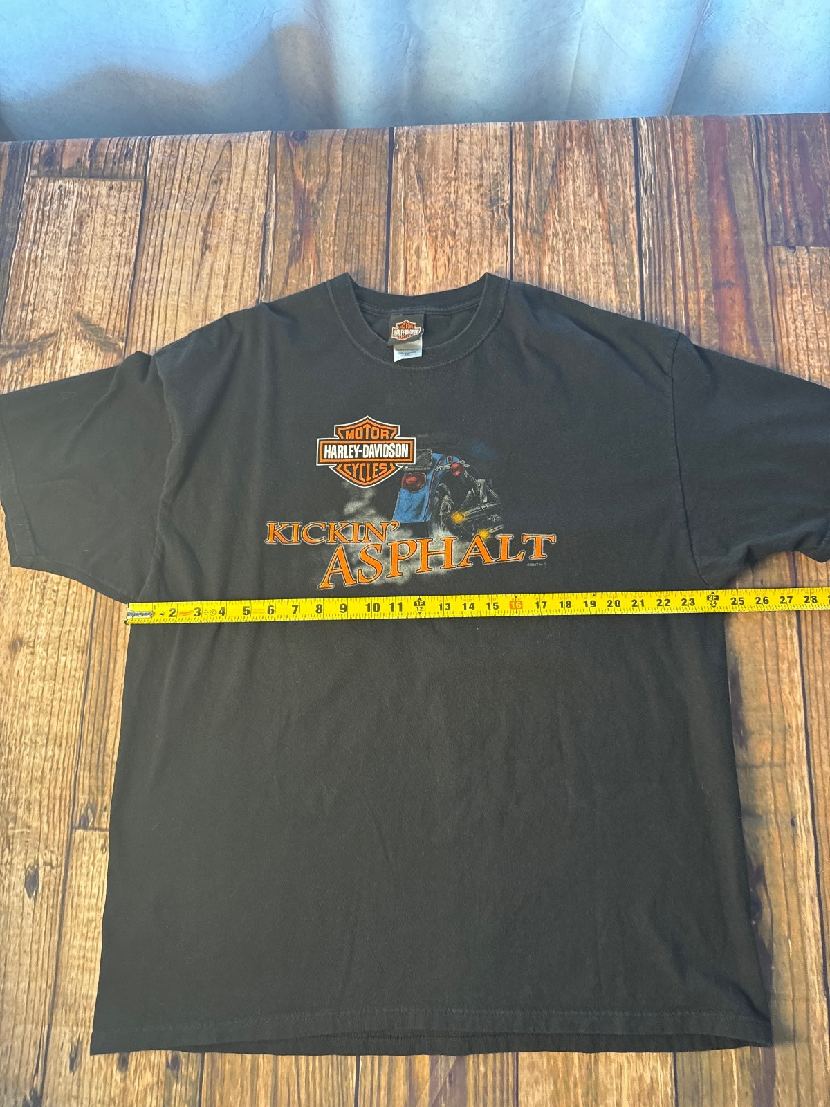 2005 Harley-Davidson Oklahoma City Kickin’ Asphalt Graphic T-Shirt
