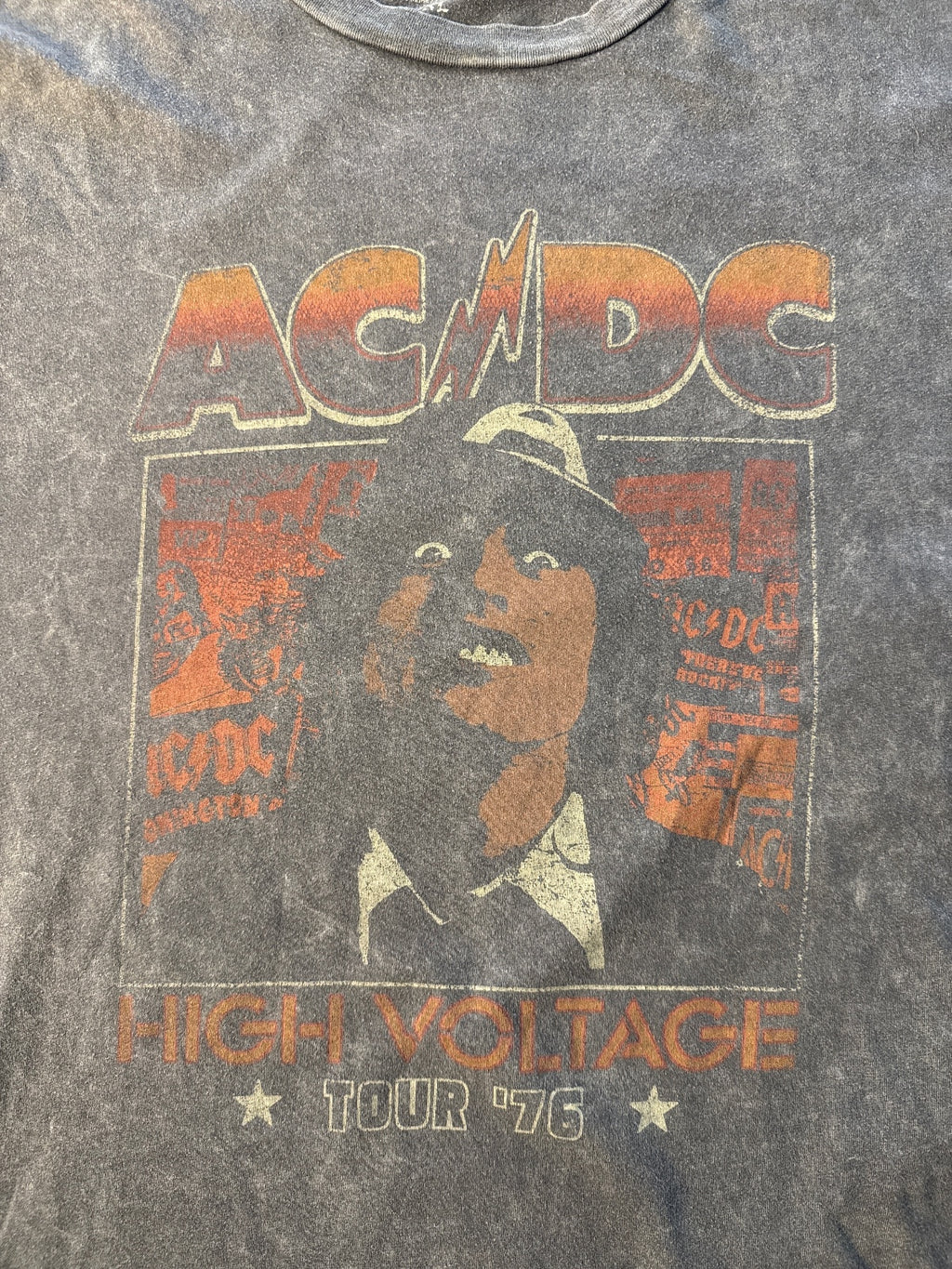 Official AC/DC High Voltage Tour ’76 Graphic T-Shirt