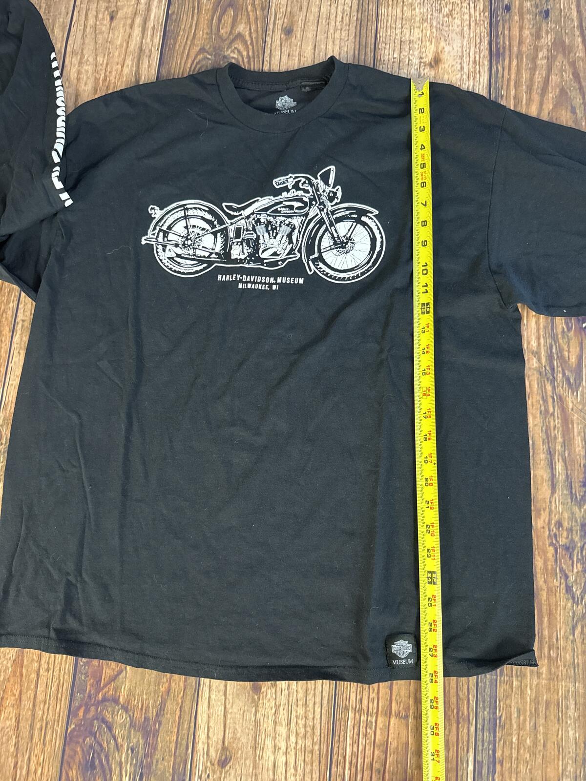 Harley Davidson Museum Long Sleeve Shirt Black 2XL Milwaukee