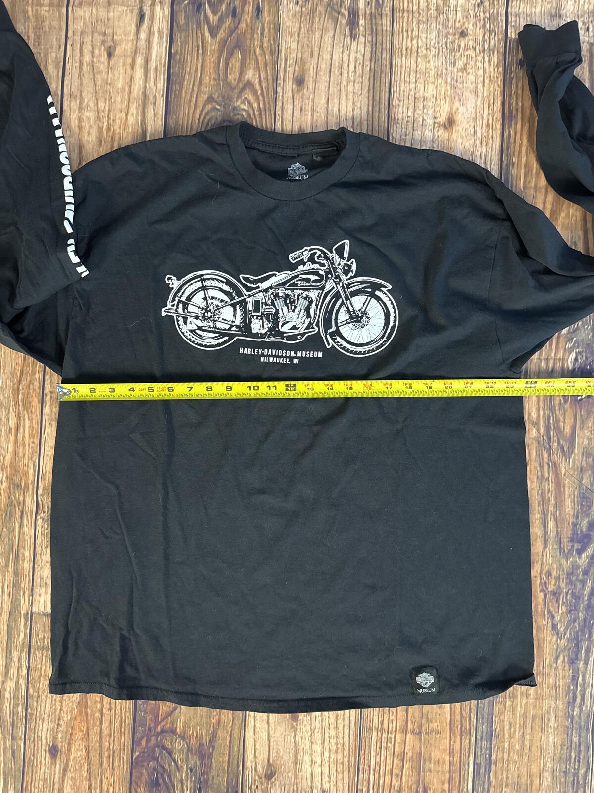 Harley Davidson Museum Long Sleeve Shirt Black 2XL Milwaukee