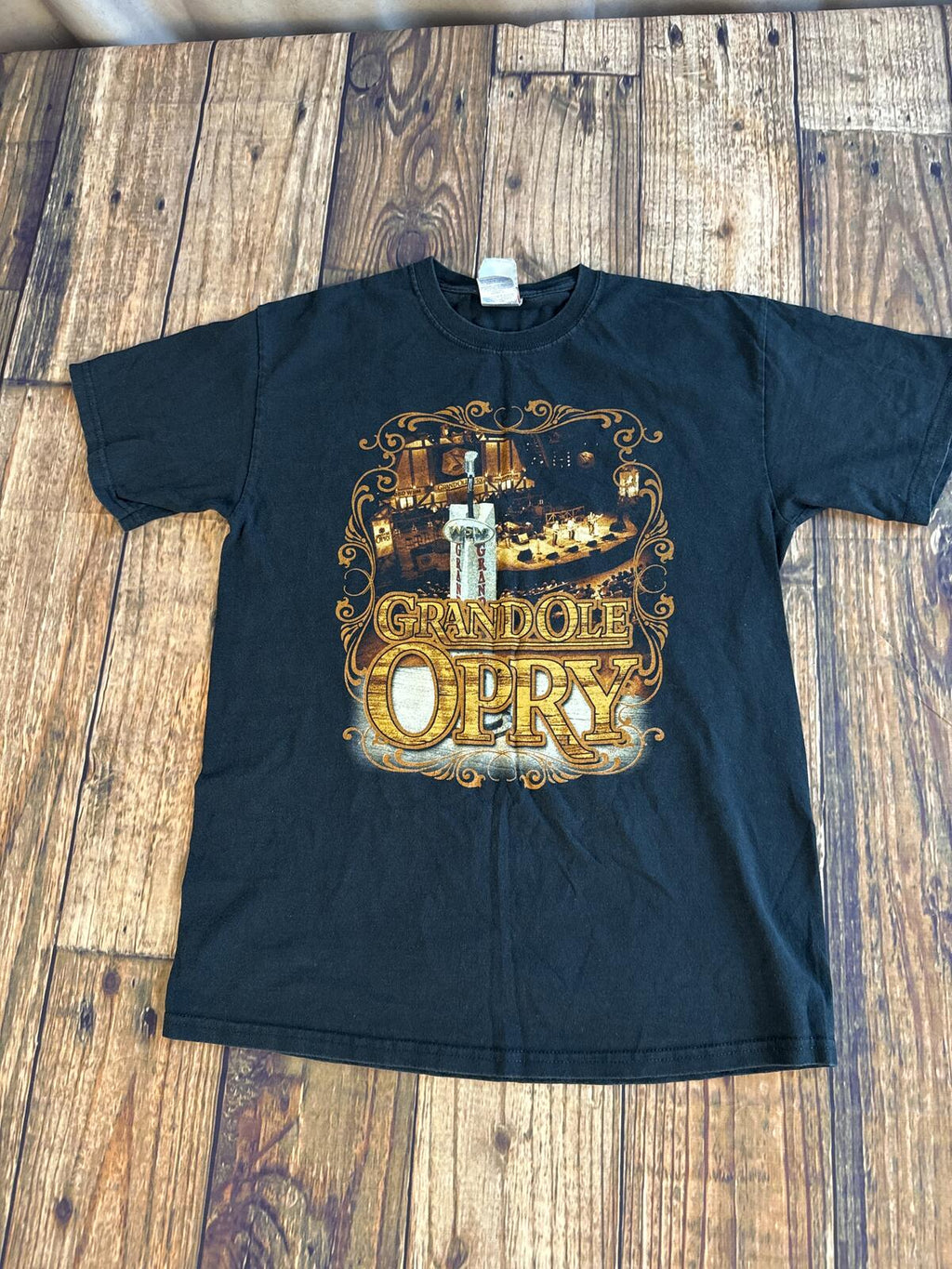 Grand Ole Opry Nashville Graphic T-Shirt Black Size M