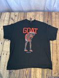 Michael Jordan GOAT Graphic T Shirt Mens 2XL Black Rare Air Bulls