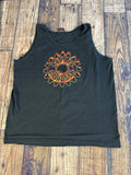Harley Davidson Athens Ohio Flame Tank Top Black XL USA Vintage