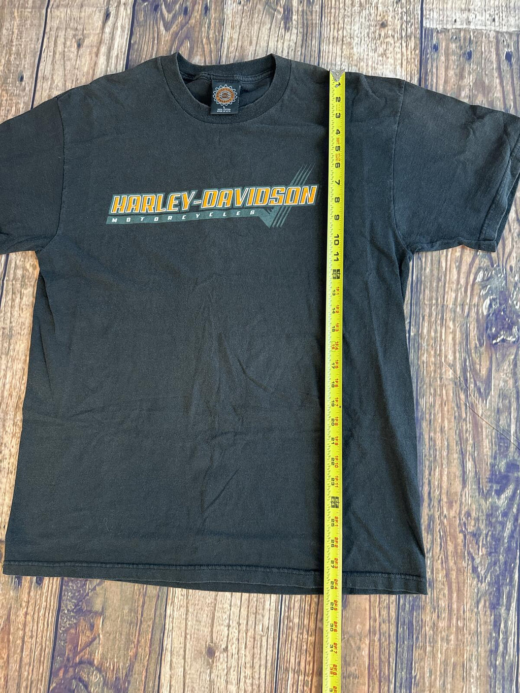 Harley-Davidson Motorcycles Black Graphic T-Shirt Made in USA Size Large