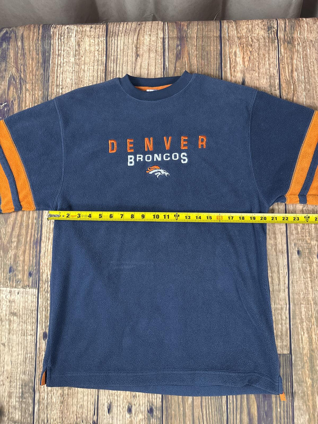 Vintage Denver Broncos NFL Fleece Pullover Sweatshirt