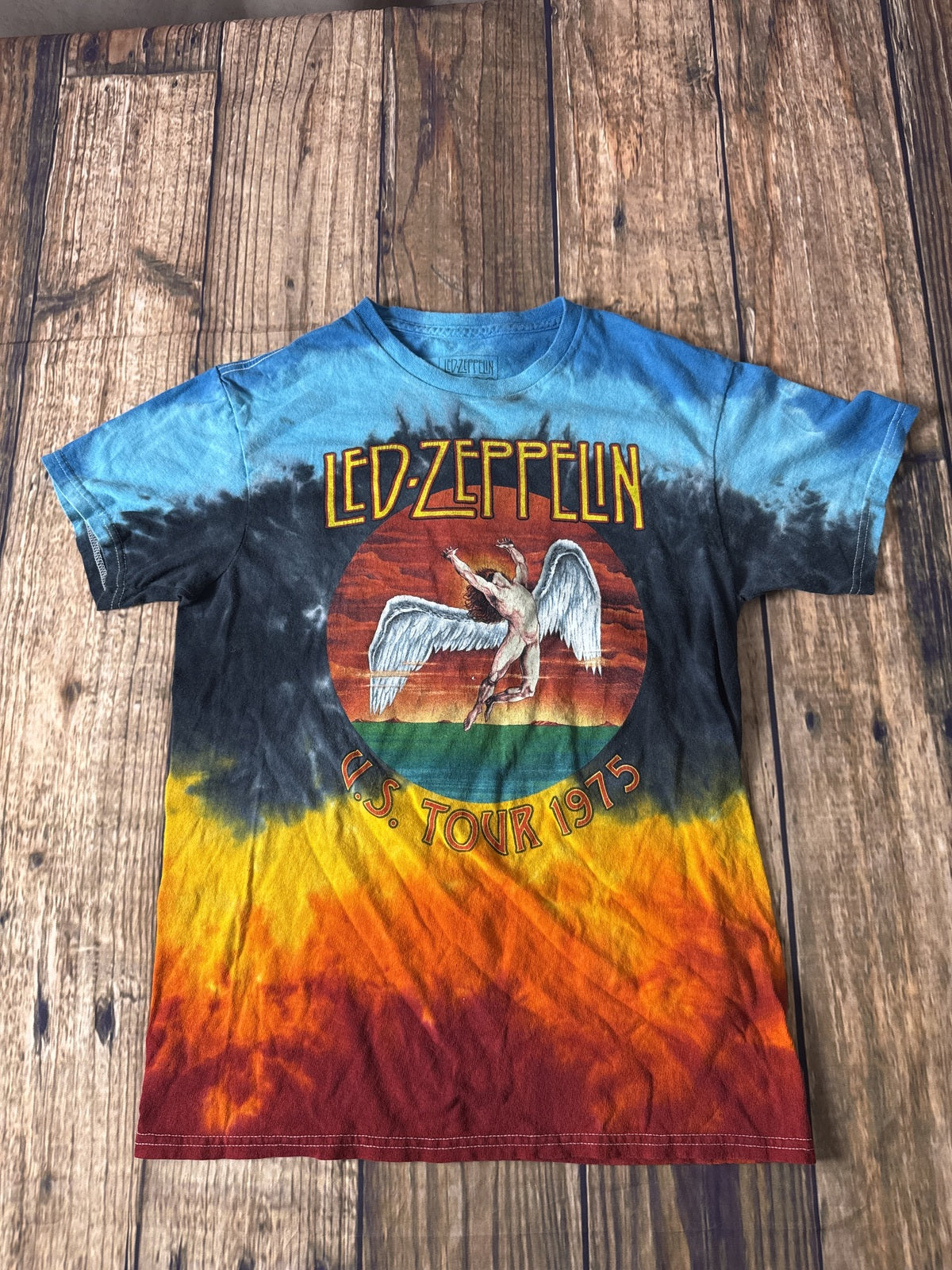 Led Zeppelin U.S. Tour 1975 Graphic Band T-Shirt