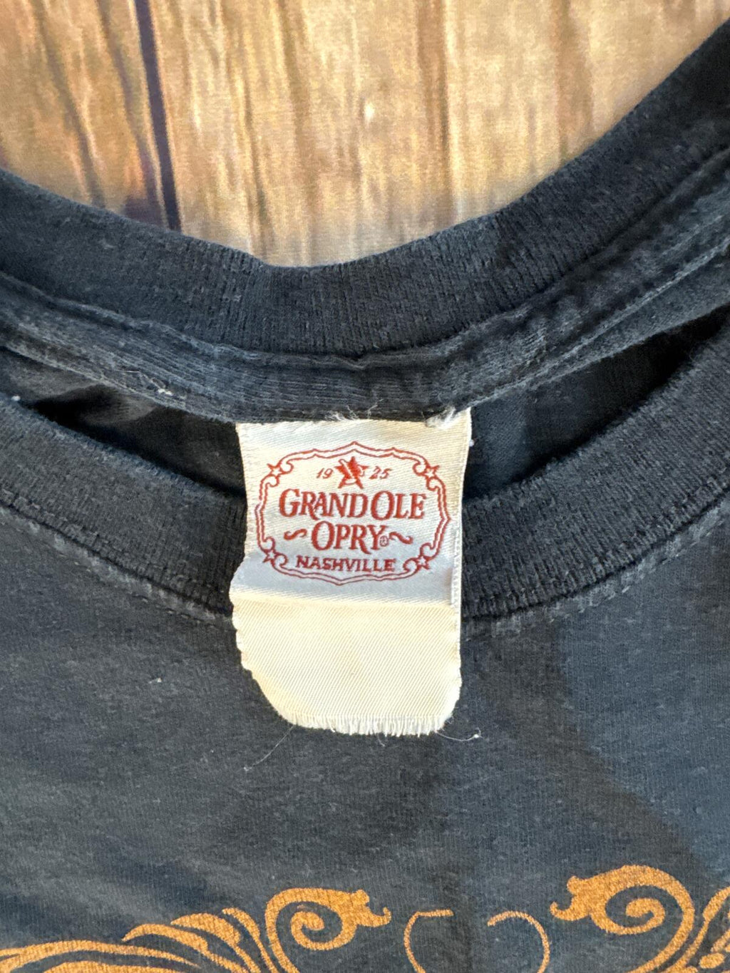 Grand Ole Opry Nashville Graphic T-Shirt Black Size M