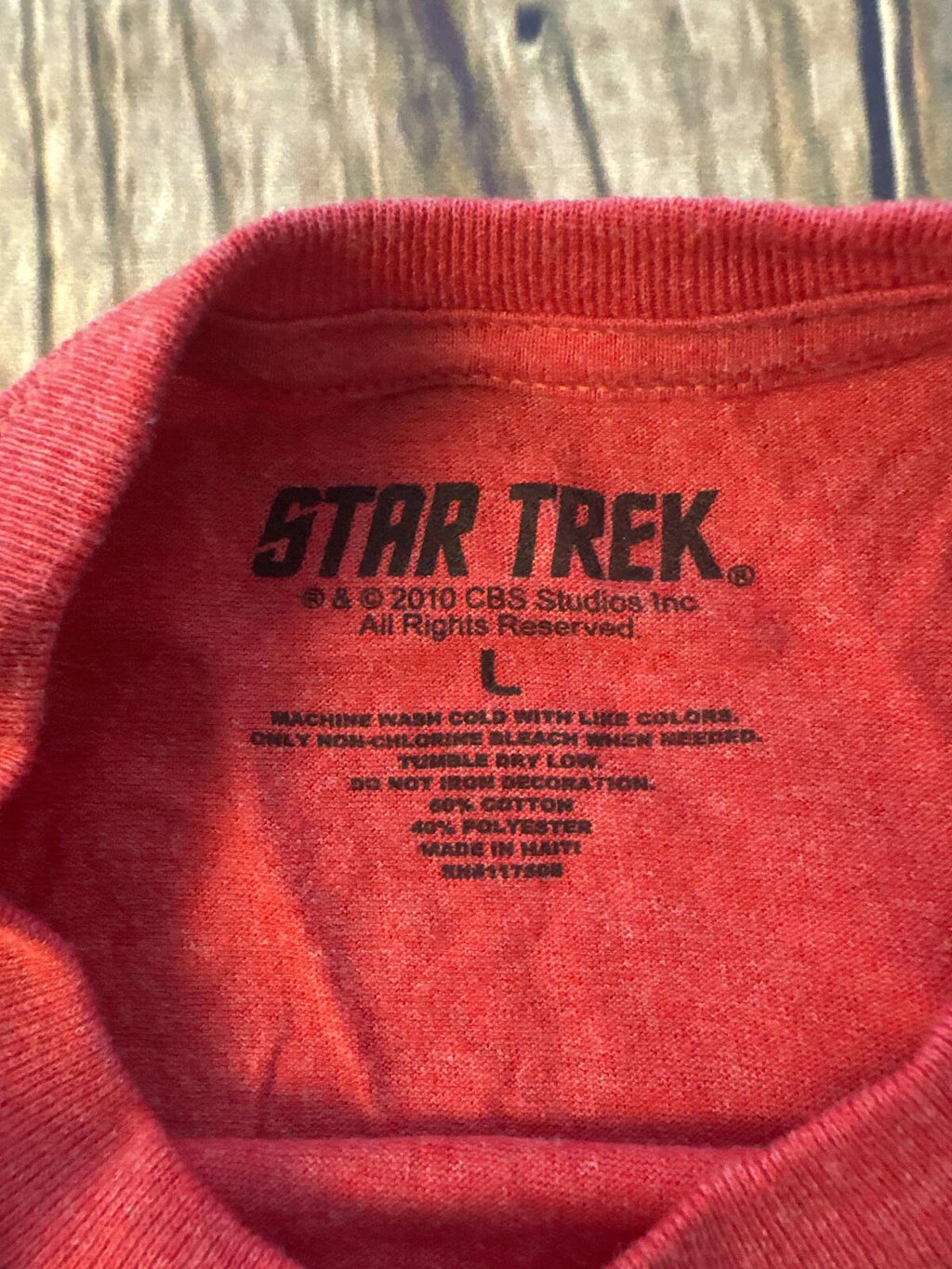 Star Trek USS Enterprise Graphic T-Shirt Men’s Large