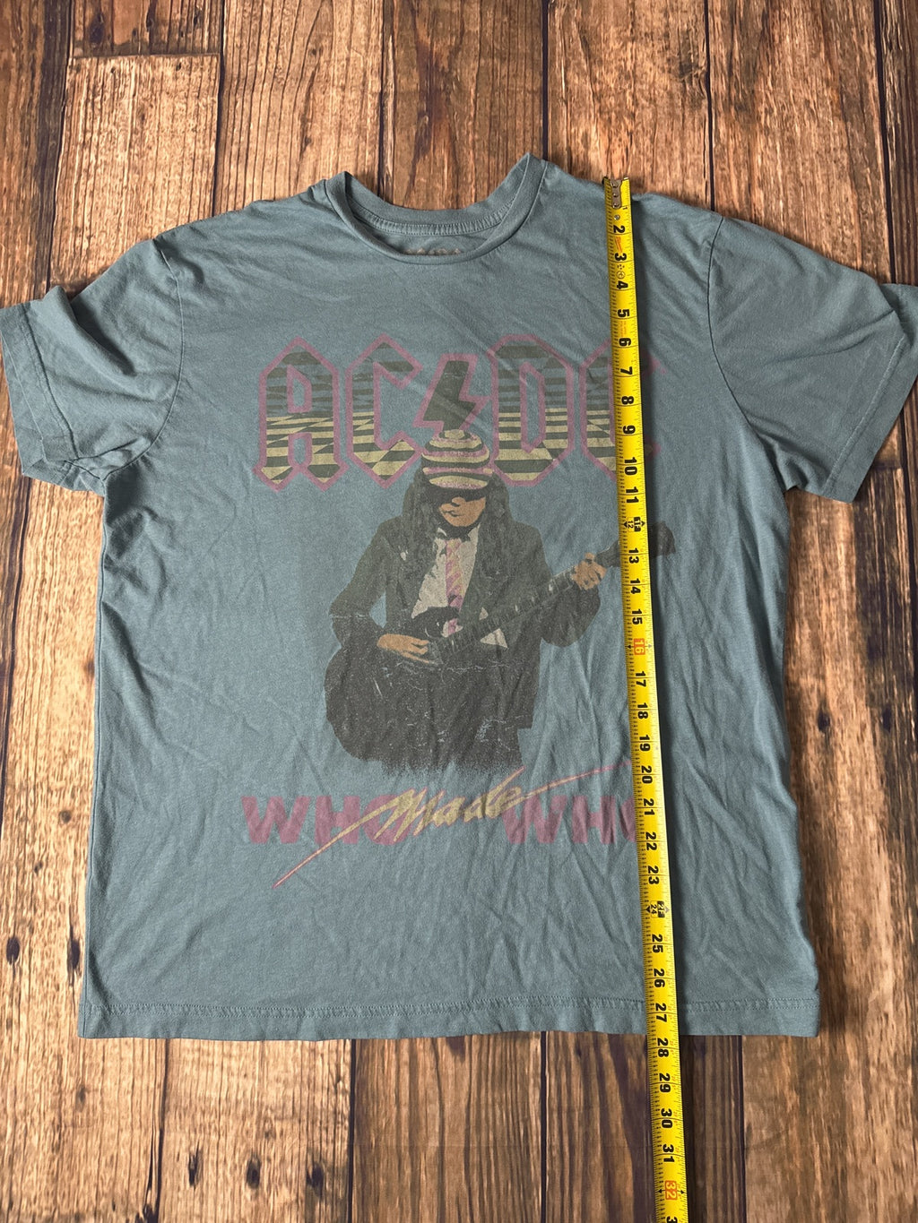 AC/DC Who Made Who North American Tour 1986 Graphic T-Shirt