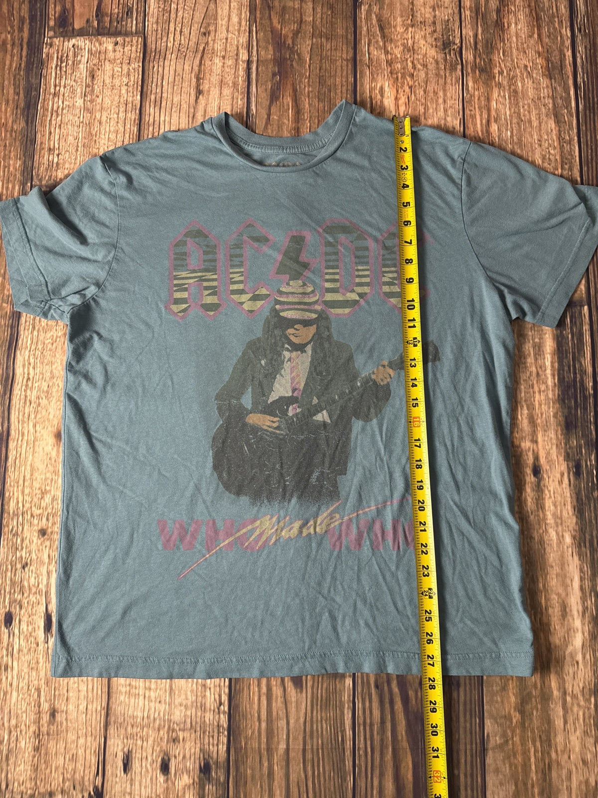 AC/DC Who Made Who North American Tour 1986 Graphic T-Shirt