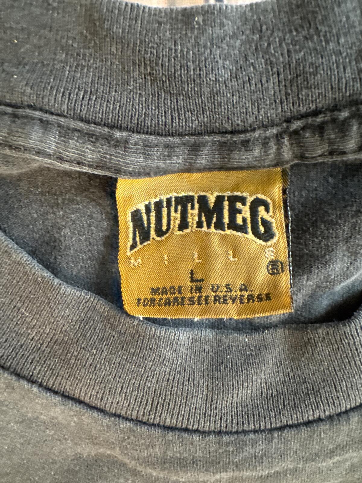 Vintage Jeff Gordon Dupont NASCAR Nutmeg Mills T-Shirt Black Size Large