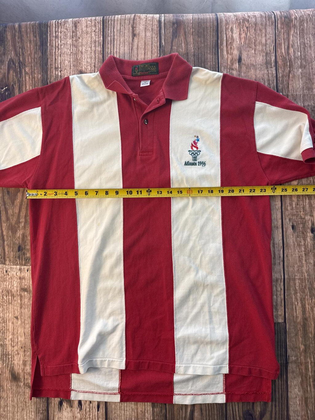 Vintage Atlanta 1996 Olympic Games Polo Shirt XL