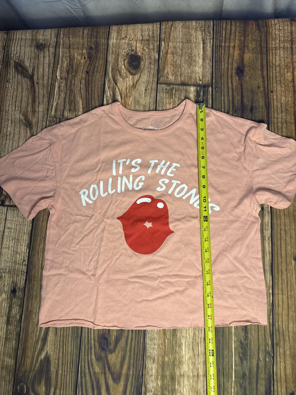 Rolling Stones Matching Lounge Set Womens Large Pink Graphic Top Jogger Pants
