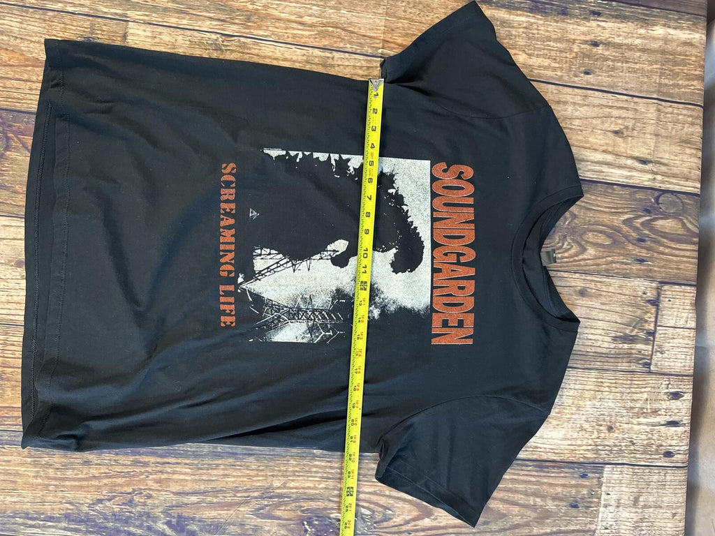 Soundgarden Screaming Life Black Graphic Band T Shirt 2XL