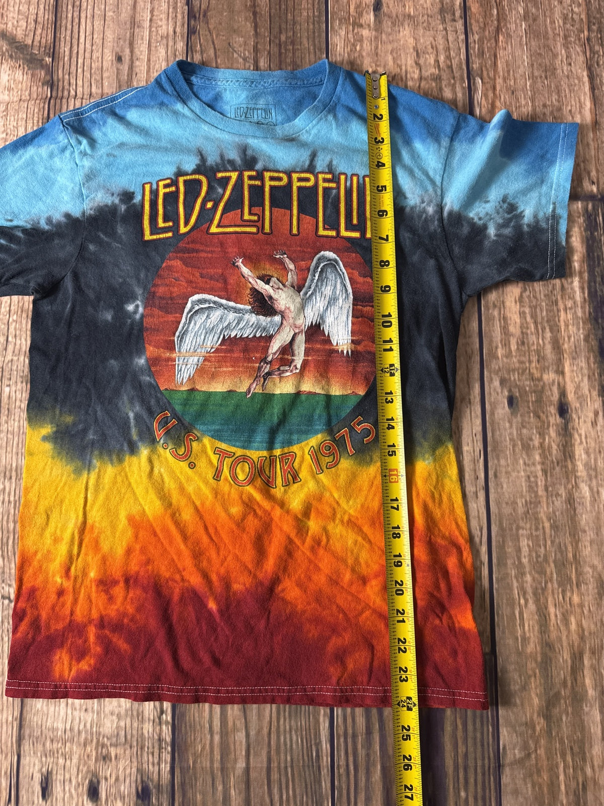 Led Zeppelin U.S. Tour 1975 Graphic Band T-Shirt