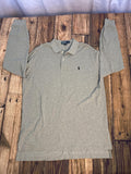 Polo Ralph Lauren Long Sleeve Polo Shirt Mens XL Gray Pony Logo
