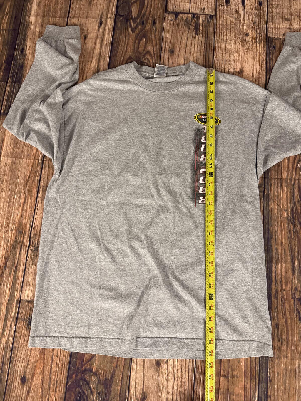 2008 NASCAR Sprint Cup Series Tour Long Sleeve Shirt Gray XL