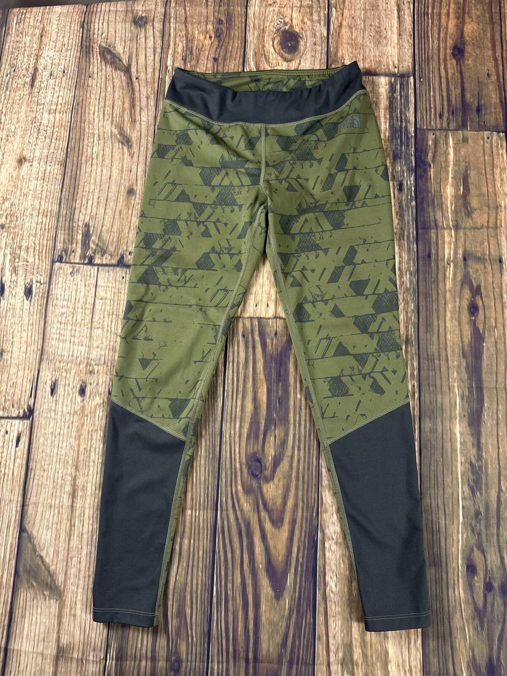 The North Face FlashDry Leggings Womens Medium Green Athletic Pants