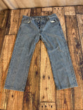 Vintage Levi’s 501 Button Fly Jeans Men’s W34 L30 Faded Blue Denim USA