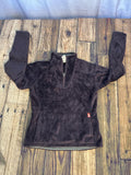 The North Face Womens Small Purple Fleece Quarter Zip Pullover