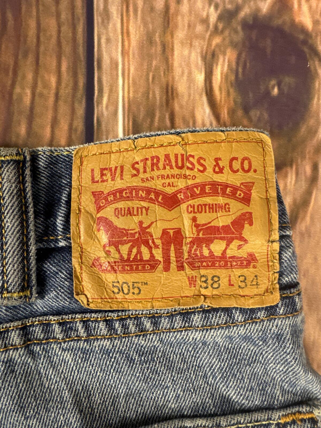 Levi’s 505 Regular Fit Jeans 38x34