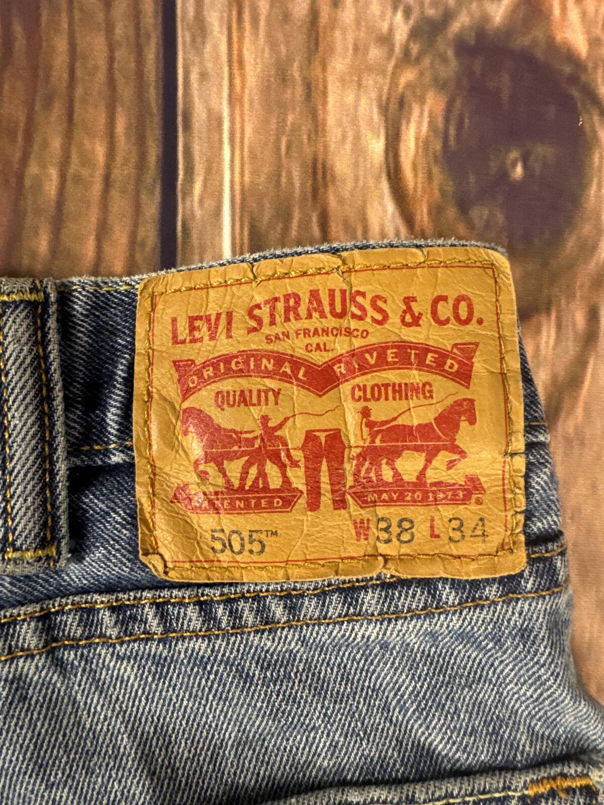 Levi’s 505 Regular Fit Jeans 38x34