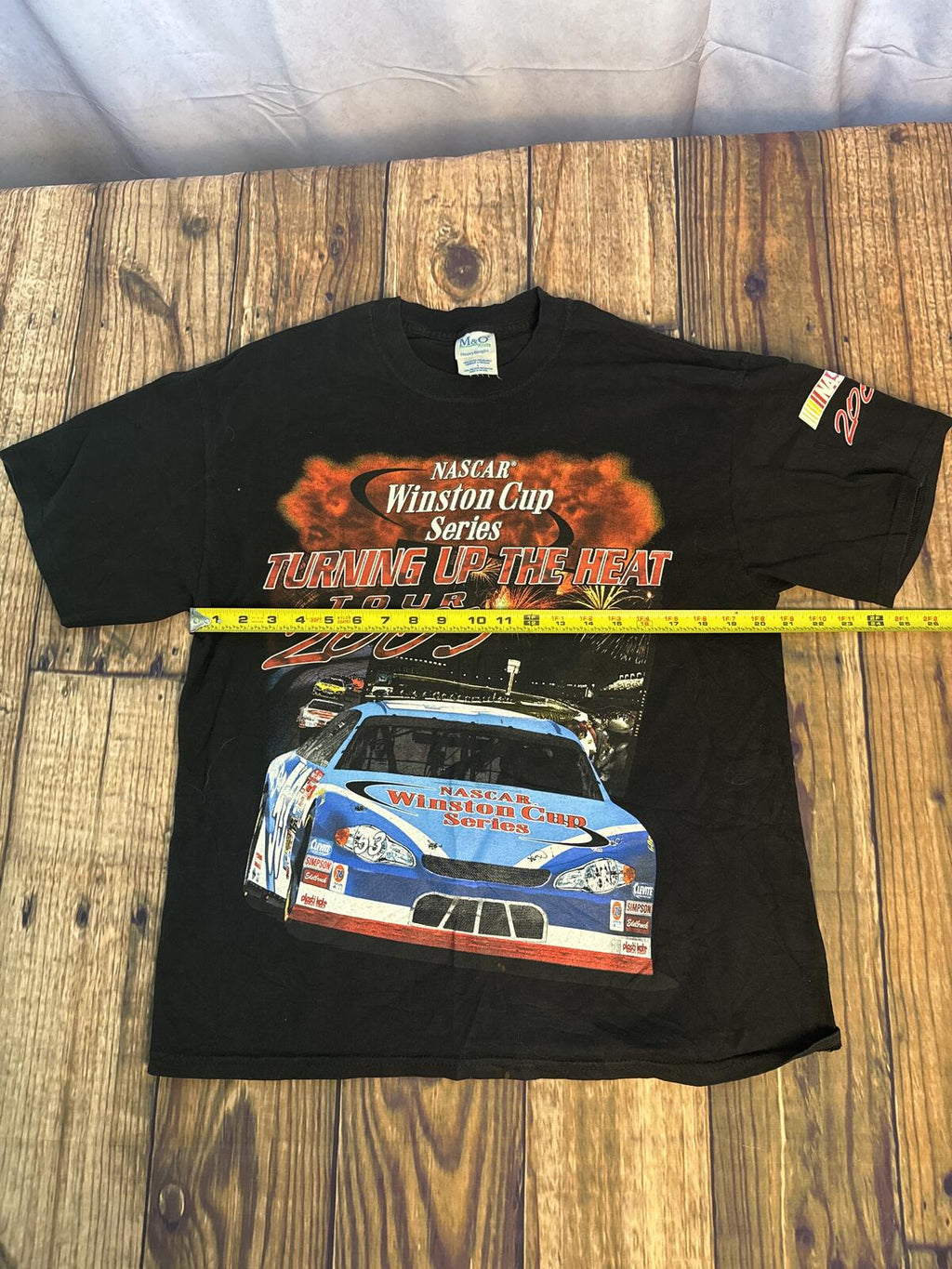 Vintage 2003 NASCAR Winston Cup Series Turning Up The Heat Tour T Shirt Large