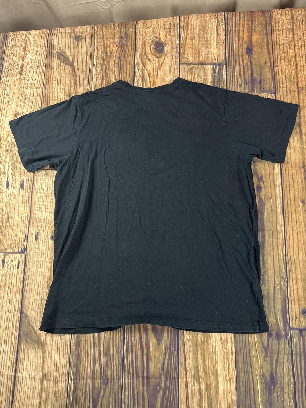 AC DC Back In Black Graphic T Shirt Black Rockware Band Tee